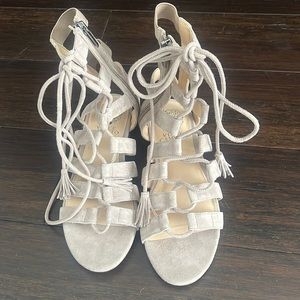 Vince Camaro Taupe Gladiator sandals.